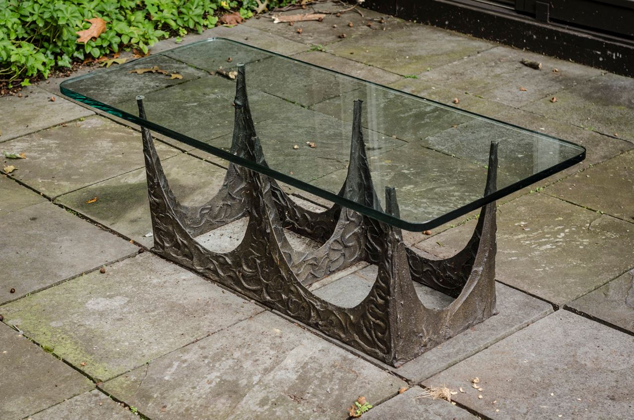 Bronze glass coffee table | Hieronymus Objects