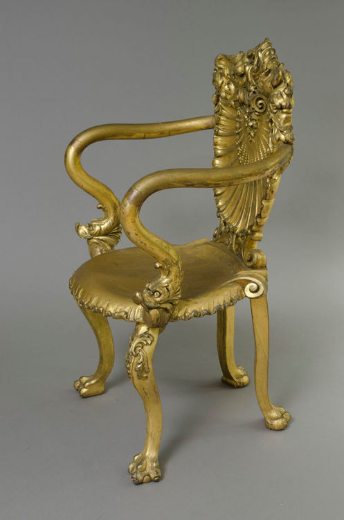 Picture of Armchair with Gilt Wood