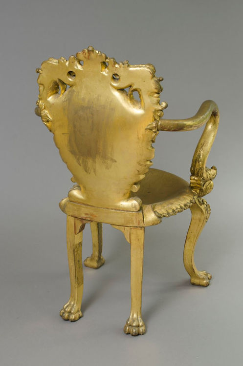 Picture of Armchair with Gilt Wood