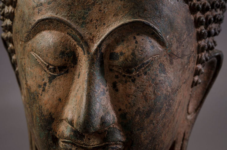 Picture of Buddha Head with Ushnisha