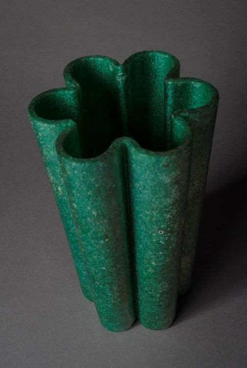Picture of Green Lobed Vase