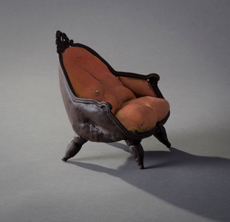 Picture of Dark Purple Crown Chair