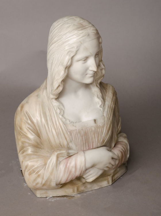 Picture of Alabaster Bust of a Maiden