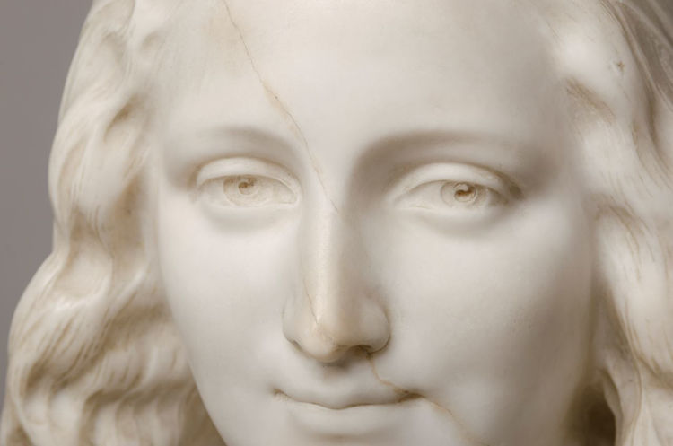 Picture of Alabaster Bust of a Maiden
