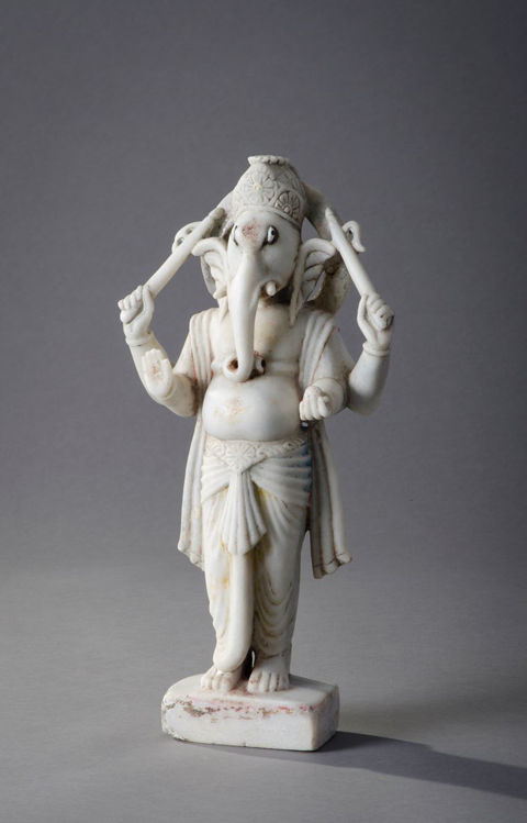 Picture of Standing Marble Ganesh