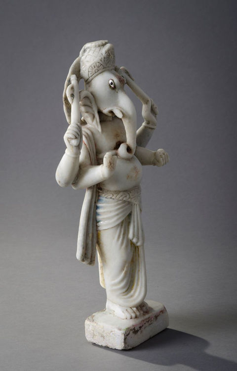 Picture of Standing Marble Ganesh