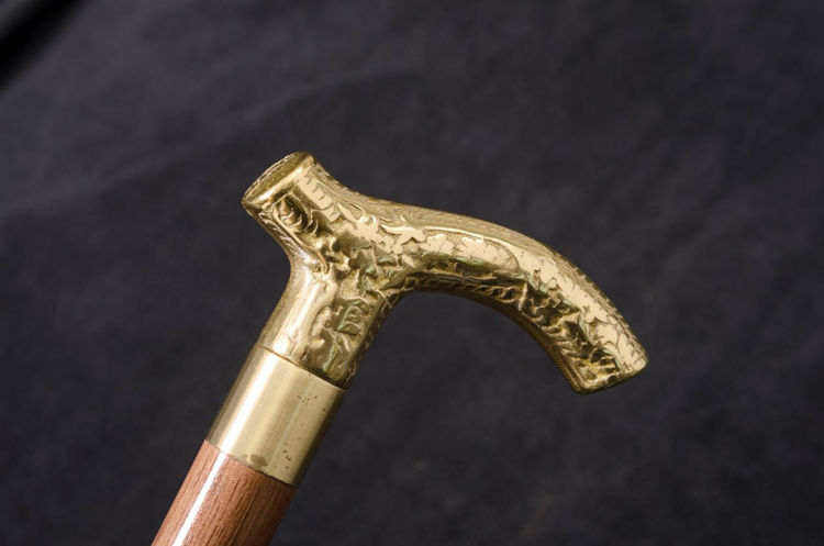 Picture of Embossed Gold Handled Cane