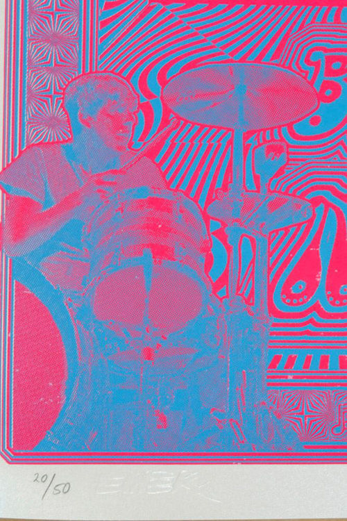 Picture of Red Psychedelic Black Keys