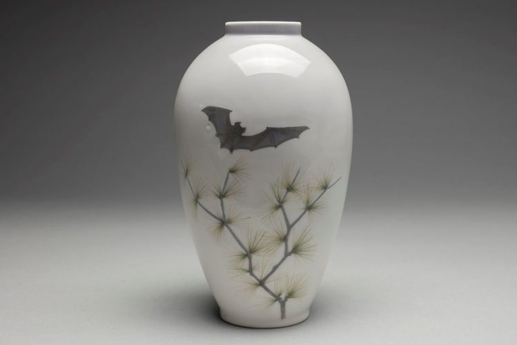 Picture of Porcelain Vase with Bats