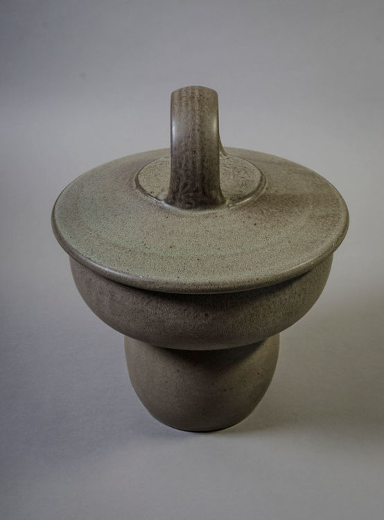 Picture of Footed Ceramic Jar