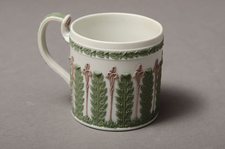 Picture of Coffee Can - Green Jasperware Dip