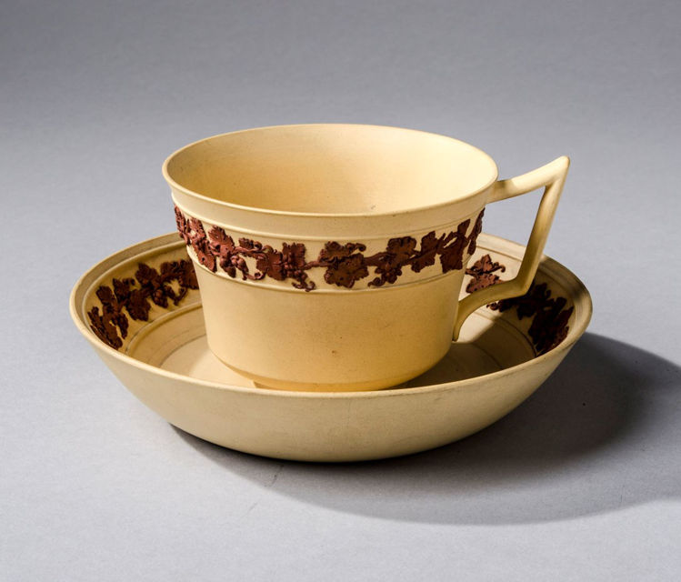 Picture of Teacup and Saucer Caneware