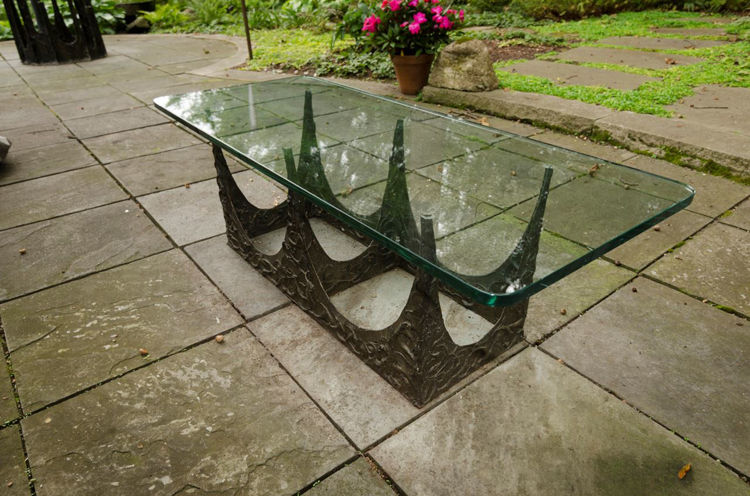 Picture of Bronze glass coffee table